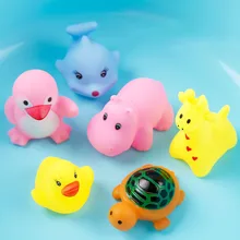 Новинка, надувные аксессуары для бассейна, милые детские игрушки для купания, Мультяшные силиконовые игрушки для плавания, пляжные игрушки