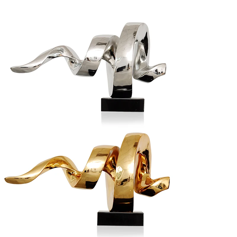 

Artwork Abstract Plating Floor Decoration Sculpture Creative Simple Modern Resin Decoration Study Living Room Furnishings