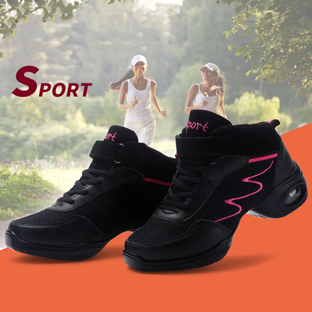 

Soft Outsole Breath Dance Shoes Women Sports Feature Dance Sneakers Jazz Hip Hop Shoes Woman Dancing Shoe Zapatos Movefun