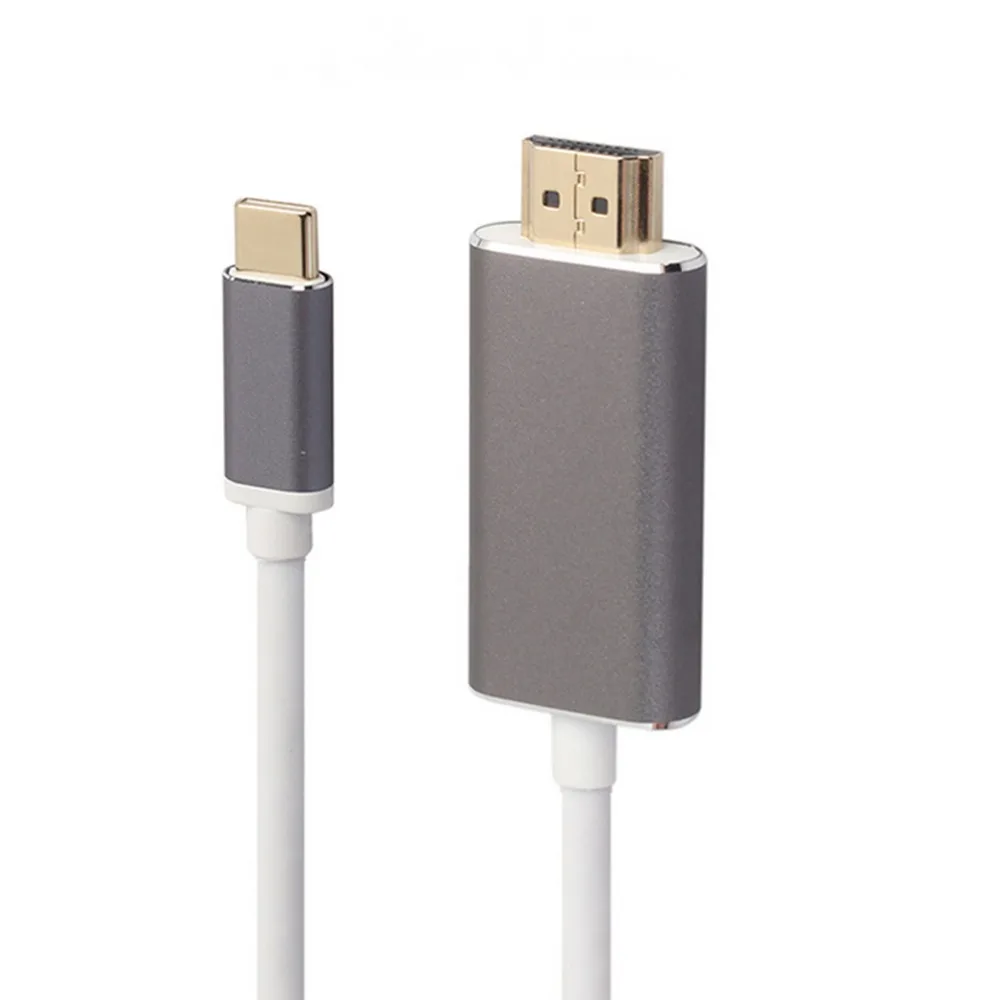 USB C к HDMI 4K 60Hz 6 футов Тип C к HDMI кабель Thunderbolt 3 конвертер для MacBook Pro Pixel Sansung S8 S9 huawei Mate10