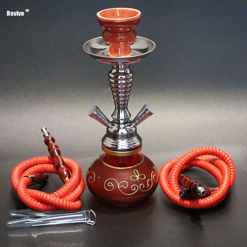 Оживить наргиле кальян полный набор 29 см кабулк красный цвет Chicha 2 высокого