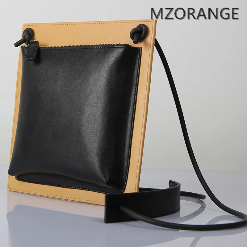 

MZORANGE 100% Genuine Leather Women Bag Small Casual Shoulder Bag Messenger Vintage Travel Flap Bags