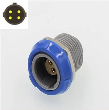 

10pcs/lot Push-Pull Self-locking FOR LEMO 4 PIN CIRCULAR PLASTIC PLASTIC FEMALE SOCKET SIGNLE SLOT CONNECTOR