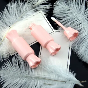 

5pcs/lot Makeup Tools candy Empty Lipstick Tube Lip Balm Bottles Lip Gloss DIY Pink transparent hot