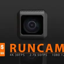 RunCam 5 12MP самая маленькая 4 K камера HD Запись 145 градусов NTSC/PAL 16:9/4:3 переключаемая FPV Экшн-камера мини-камера для радиоуправляемого дрона Accs