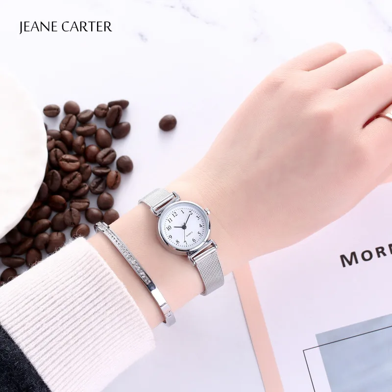 

Small Round Dial Women Watch 2019 Luxury Top Brand Simple Design Watches Women Bracelet Quartz Wrist Watch Clock Zegarek Damski