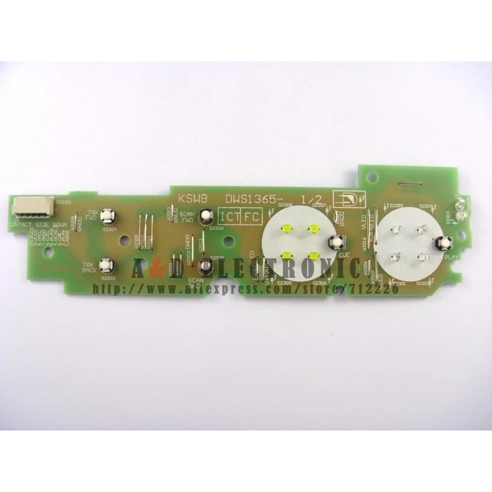 REPLACEMENT PLAY & CUE SWITCH PCB FOR PIONEER CDJ 1000 MK3 KSWB DWS1365 