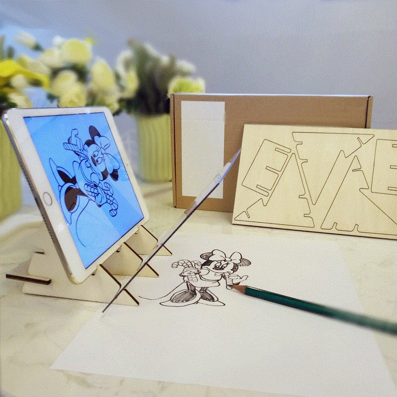 Tracking Projection Optical Drawing Board Sketch Specular Reflection Mobile Phone Dimming Bracket Holder Drawing Mirror Board Art Sets Aliexpress