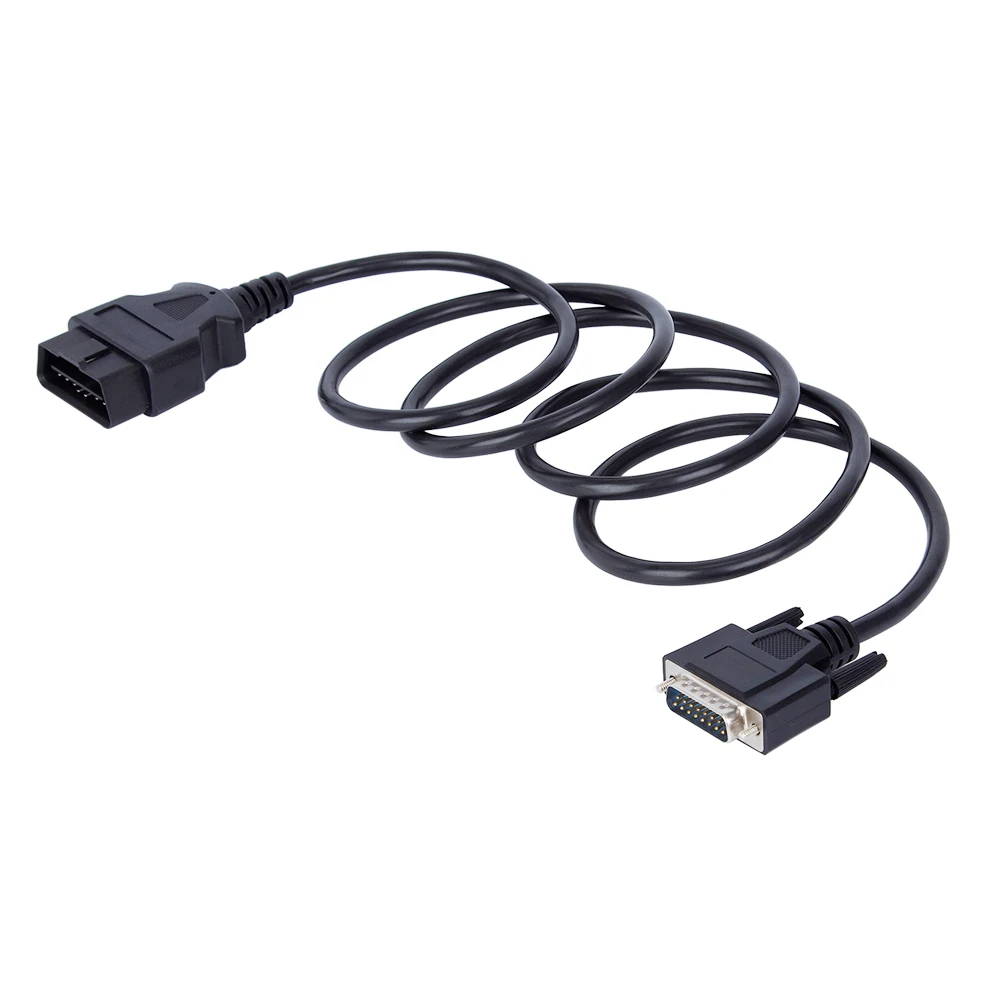 Кабель удлинитель KWOKKER 5 футов 16 контактов OBD2 штекер кабель DB9 VGA для диагностики