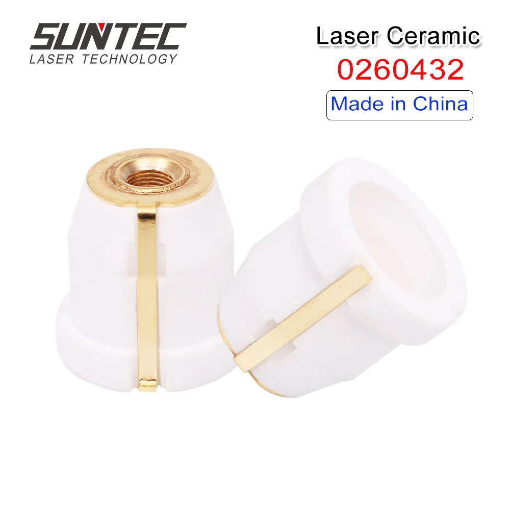 

Suntec Laser ceramic/nozzle holder China made factory wholesale 0260432/260432 For Co2 Metal Laser cutting machines consumables.