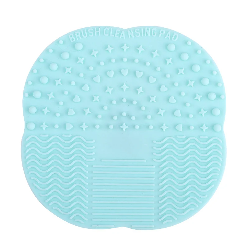 Силиконовый коврик для мытья губка для скраба Кисть для макияжа, чистящая накладка силиконовая Экспресс-щетка чистящий коврик