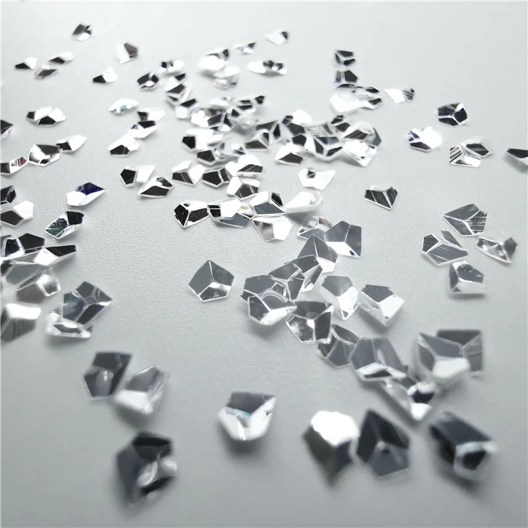 3mm Diamond1 silver Сверкающие серебряные блестки ультратонкие блестки 1-8 мм ПЭТ блестка для дизайна ногтей Декор боди-арт живопись украшения для ногтей своими руками 8 г - Цвет: 3mm Diamond1 silver