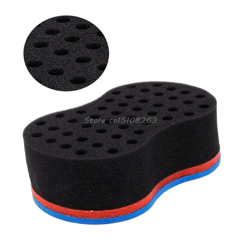 

1Pc Hair Magic Twist Sponge Brush Porous For Dreads Locking Coil Curl Wave Tool -Y207 Drop Shipping