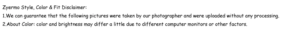 1 disclaimer