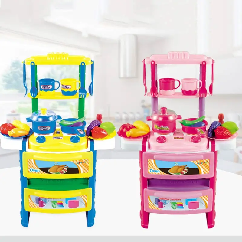 

1 Set Kids Role Play Toy Simulation Kitchenware Fruits Vegetables Water Outlet Faucet YH-17