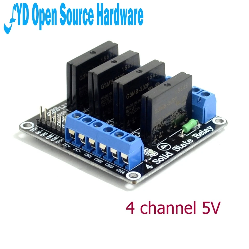 Usb кабель 1 шт 1/2/4/8 канала твердотельные реле G3MB 202P DC AC PCB SSR In 5 вольт постоянного