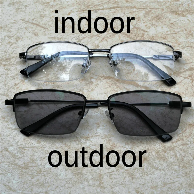 Brandtransitionsunphotochromicreadingglassesmentitaniumfashion