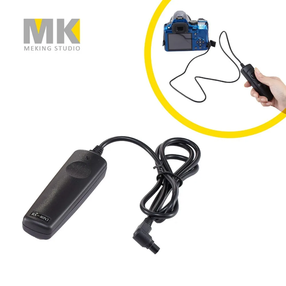 

Selens RS-80 N3 Cable Shutter Release Timer Remote control for Canon EOS 50D 6D 20D 30D 20D 10D 7D 5D 5DMarkII 5DMarkIII 6D 1D