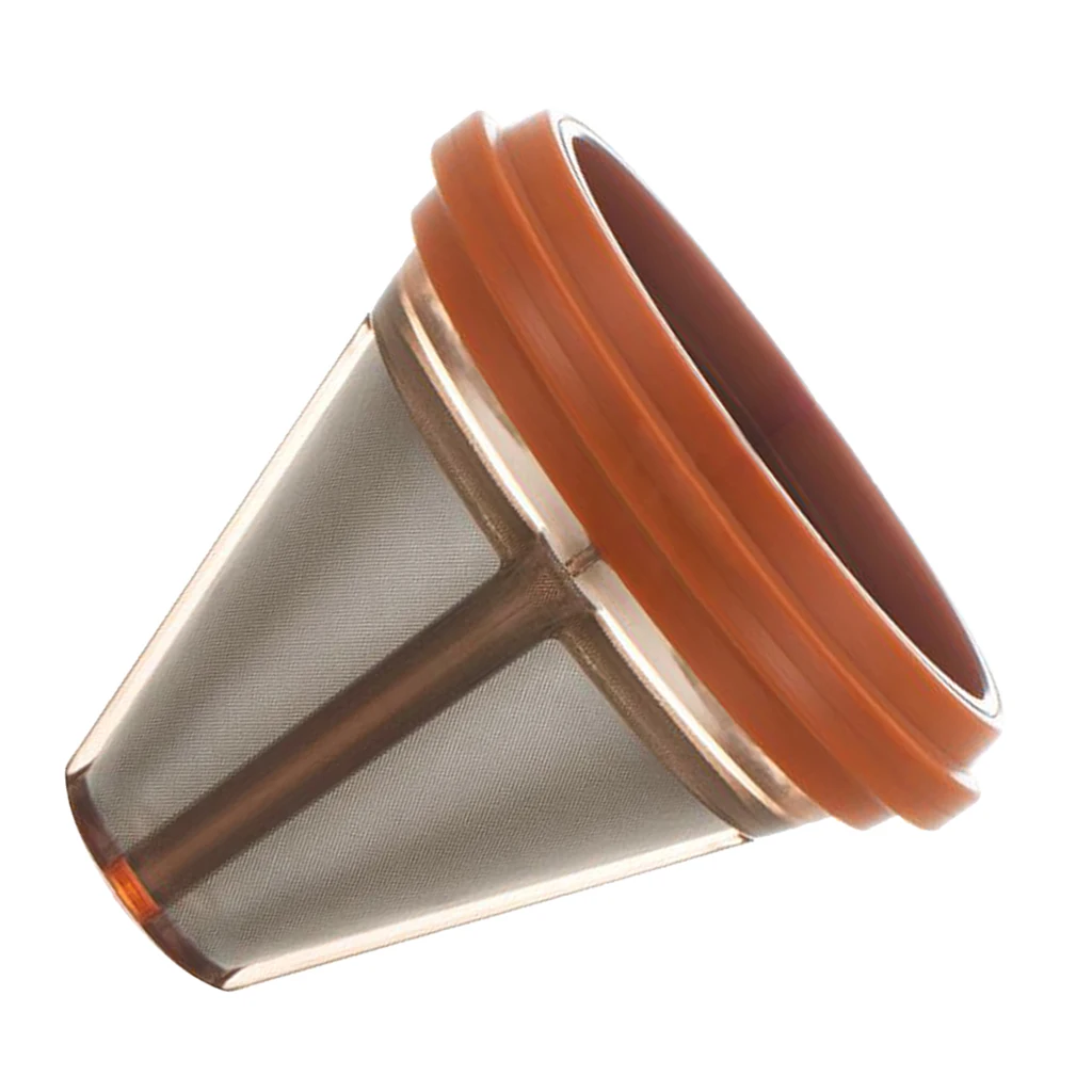 Reusable Capsules Pod Stainless Steel Coffee Filter Paper Nespresso Machine, for Dia 6.7-7.5cm Infuser, Brewing Basket