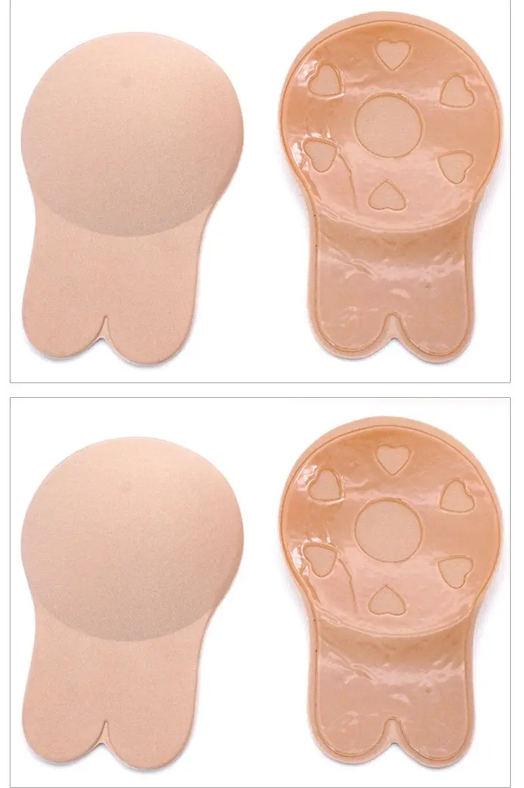 two skin IClosam сексуальное женское белье-бандаж без бретелек Невидимый пуш-ап бюстгальтер для женщин клейкий беспроводной силиконовый бюстгальтер для подтягивания груди - Цвет: two skin