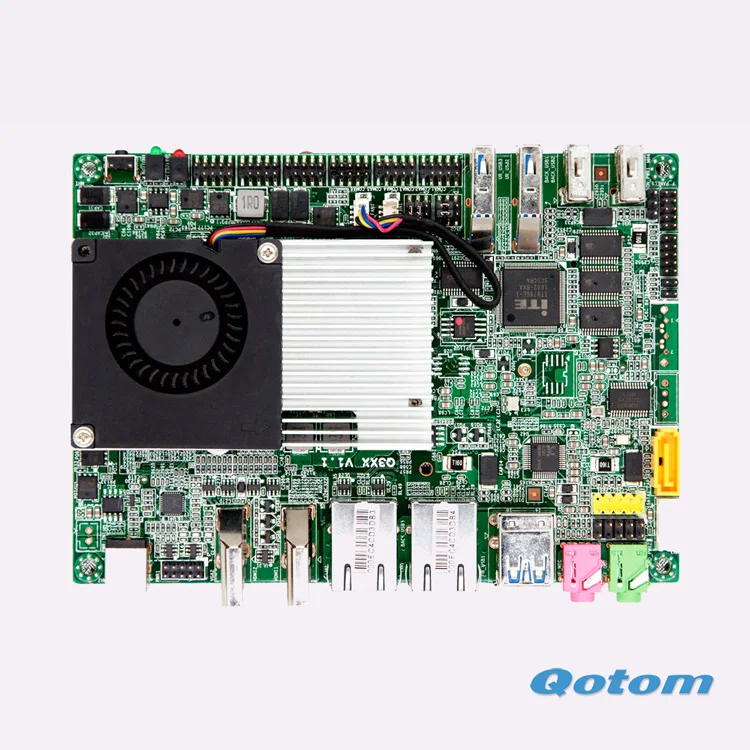 6*COM Dual Lan Celeron 3215U on board Mini motherboard GPIO Suitable For POS Machine ATM TV BOX