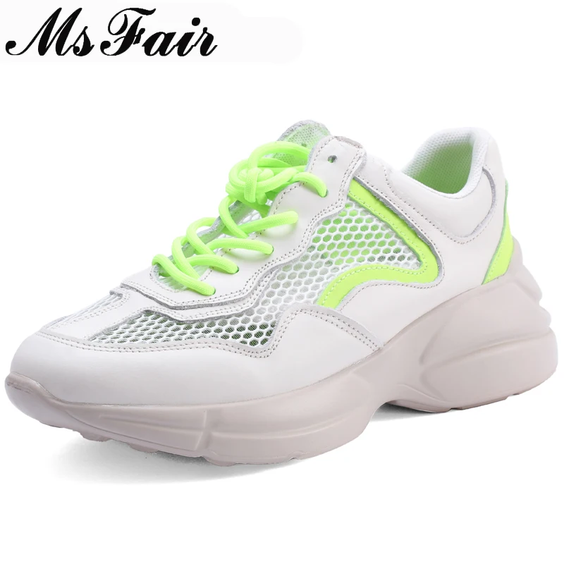 

MsFair Breathable Mesh Flats Sneakers Shoes Woman Fashion Mixed Colors Women Casual Shoes Brand Sneakers Summer Women Flat Shoes