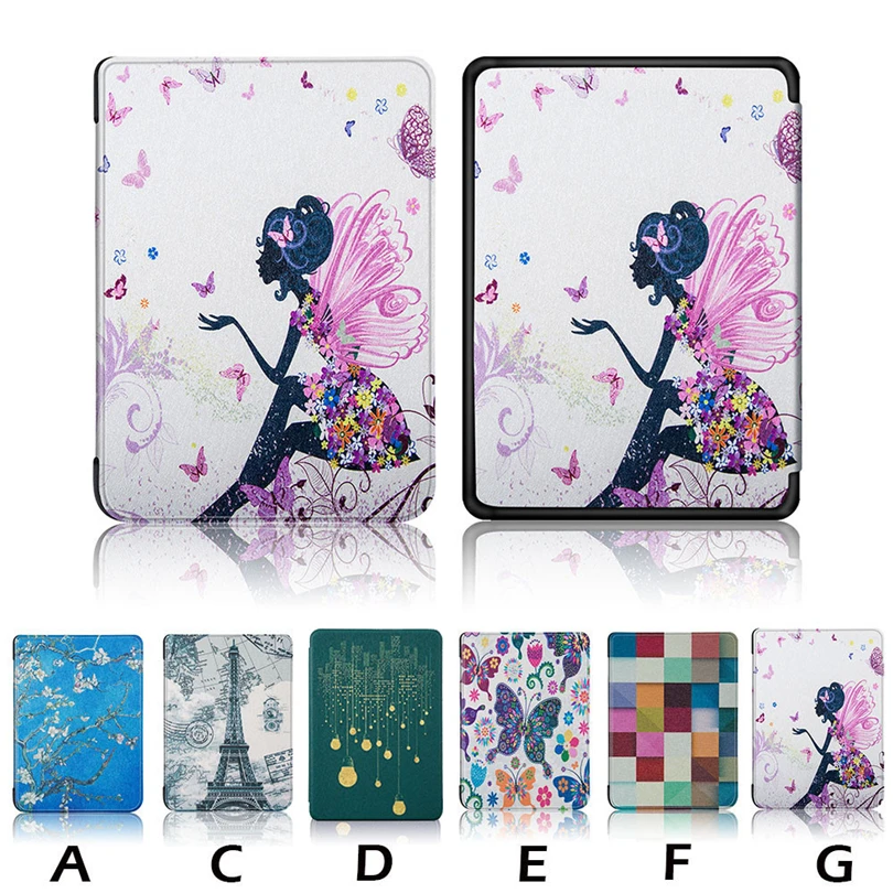 

ZGPAX Tablet Case Cover for Amazon Kindle Paperwhite 4 2018 6'' eReader Print Leather Case For Paperwhite 10.Generation 6'' A20