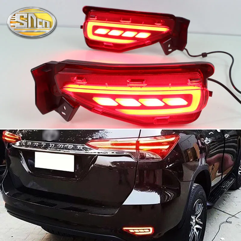 

SNCN Multi-function LED Reflector Lamp Rear Fog Lamp Bumper Light Brake Light Turn Signal Light For Toyota Fortuner 2015 - 2017
