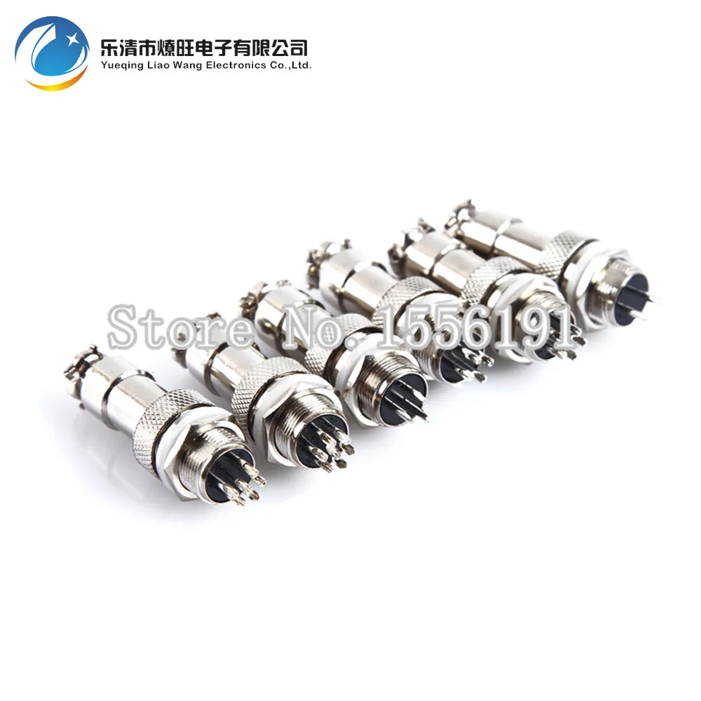

Free shipping 5 sets/kit 3 PIN 12mm GX12-3 Screw Aviation Connector Plug The aviation plug Cable connector Male and Female