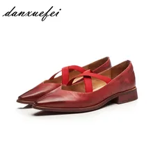 3 цвета Большие размеры Женская Натуральная кожа градиент Цвет эластичный Slip-на плоской подошве брендовые дизайнерские с острым носком для отдыха удобная обувь