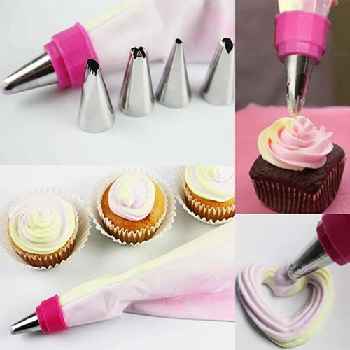 2 Colors Pastry Cake Decorating Icing Piping Bag Striper With 5 2 Colors Pastry Cake Decorating Icing Piping Bag Striper With 5 Nozzles In Dessert Decorators From Home Garden On Aliexpress Alibaba Group