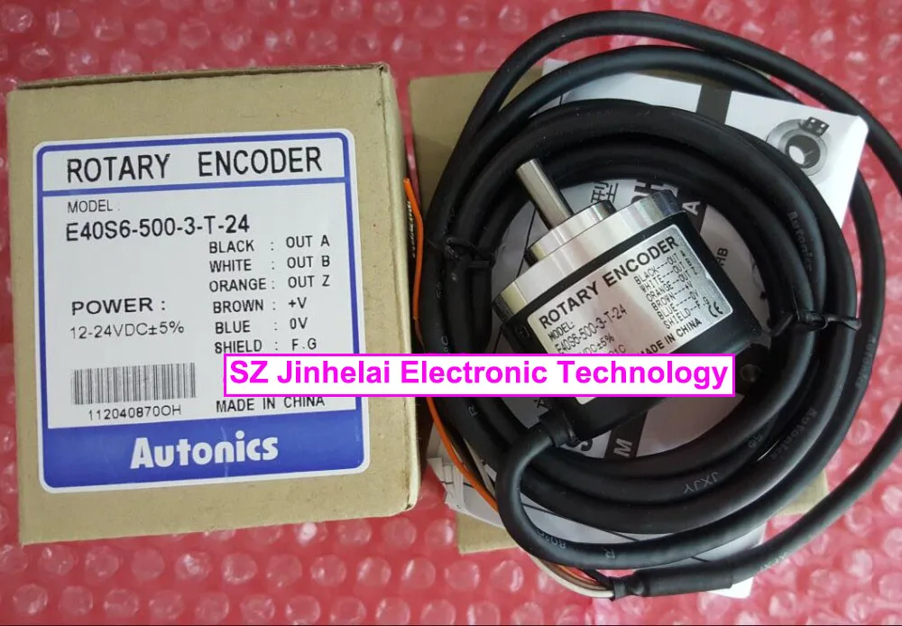 

100% New and original E40S6-500-3-T-24 AUTONICS Incremental rotary encoder 12-24VDC