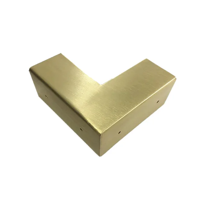 Protezioni Angolari In Ottone | 8 Pezzi Per Mobili Angolo 90° Stile Vintage - Foto 13