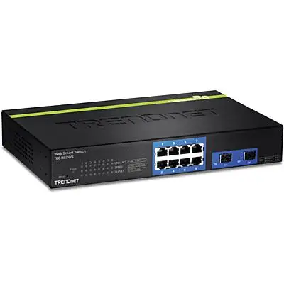TEG-082WS Управляемый гигабитный Ethernet (10/100/1000) черный |