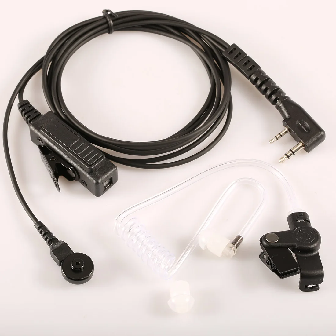 

Etmakit Hot 2 pin 3.5mm Mic Microphone Covert Acoustic Tube Earpiece Headset For Kenwood Two Way Radio Walkie Talkie