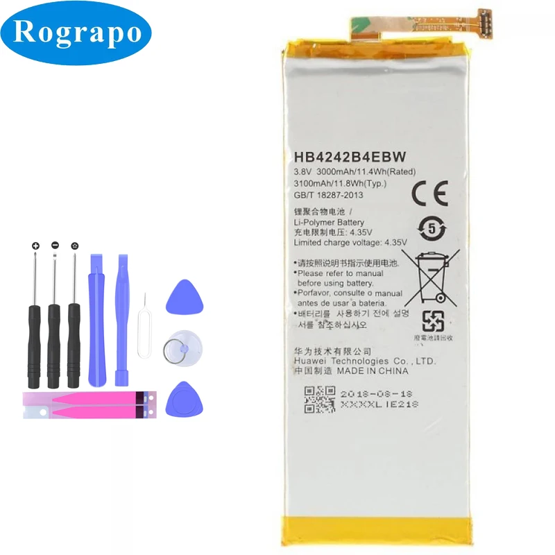 

3.8V 3000 mAh Replacement Battery HB4242B4EBW For Huawei Honor 4XCHE1-CL20 Bateria Batterie Cell Phone Original Batteries