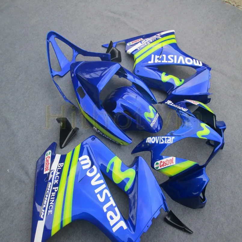 Пользовательские мотоцикла хомут для HONDA 2002 2003 2004 2005 2006 2007 2008 2012 ABS Пластик Обтекатель+ болты+ синий белый M2 - Цвет: D