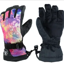 Женские многофункциональные лыжные перчатки, женские перчатки для катания на лыжах и скейтбординга, дизайнерские водонепроницаемые перчатки для езды на велосипеде с сенсорным экраном