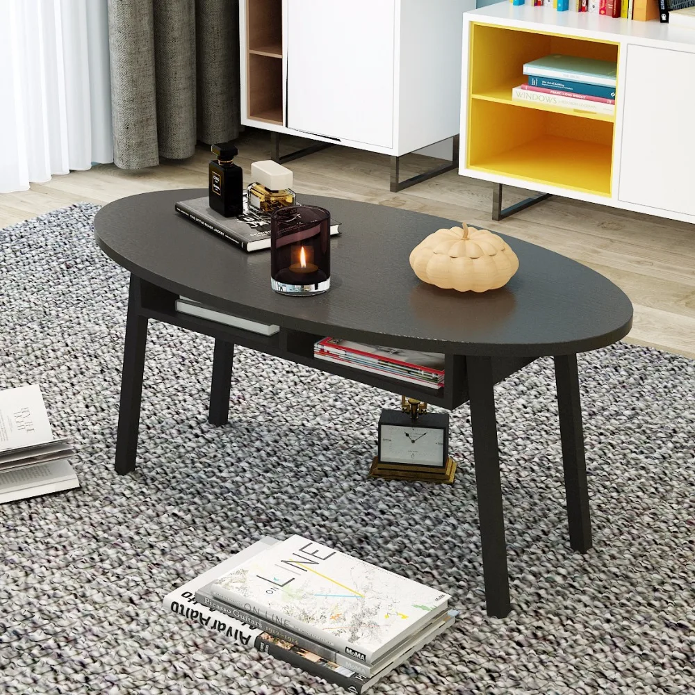 Nordic modern simple living room coffee table, oval mini corner/tea/end table,small coffee desk