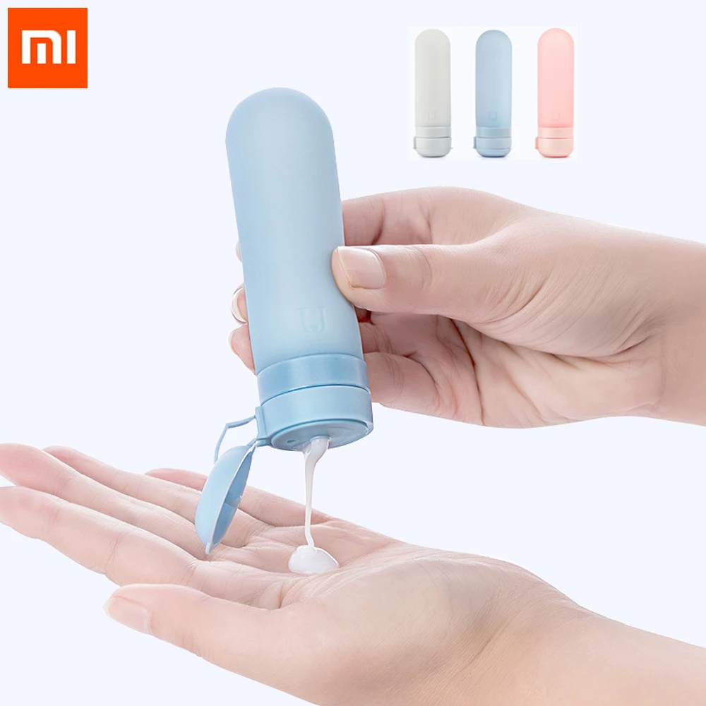 

Original Xiaomi Youpin U Travel Silicone Bottle Set Portable Travel Food Grade safety silicone travel wash bottle Family Travel
