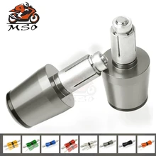 Аксессуары для мотоциклов ручной грузики руля наконечники для KAWASAKI KX125SR Ninja 650 ZRX1200 DAEG NINJA ZX6R ZX10R HONDA CBR600F