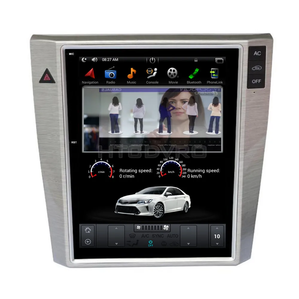 Excellent YMODVHT 10.4inch Telsa Style Vertical Screen Quad Core Android 7.1 2GB RAM Car DVD GPS for VW Magotan CC 2012-- RDS Radio Audio 14