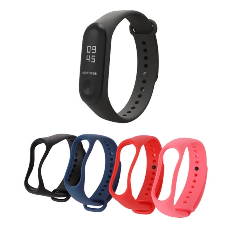 

Fashion Colorful Smart Wristband Bracelet Silicone Wrist Strap For Xiaomi Mi Band 3 Smart Band