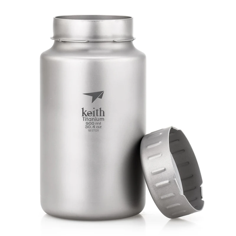 

Keith 900ml and 1.2L pure titanium sport bottle very lightweight and big capacity for you
