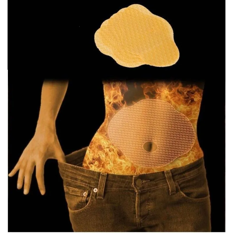5pcs Belly Slimming Patch Fat Burner Loss Weight Non woven fabrics Burn Fat Detox Adhesive Pads