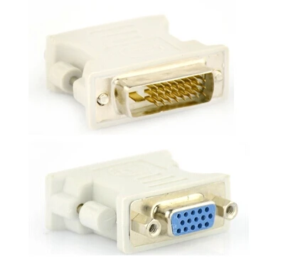 Бесплатная доставка DVI-D male 24 + 1 Pin to VGA 15 female Video Converter Adapter Socket NEW | Электроника