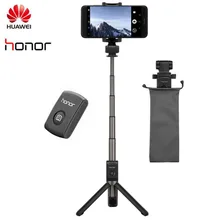 Original huawei honra af15/pro bluetooth selfie vara tripé de controle sem fio portátil monopé handheld para ios/xiaomi telefone
