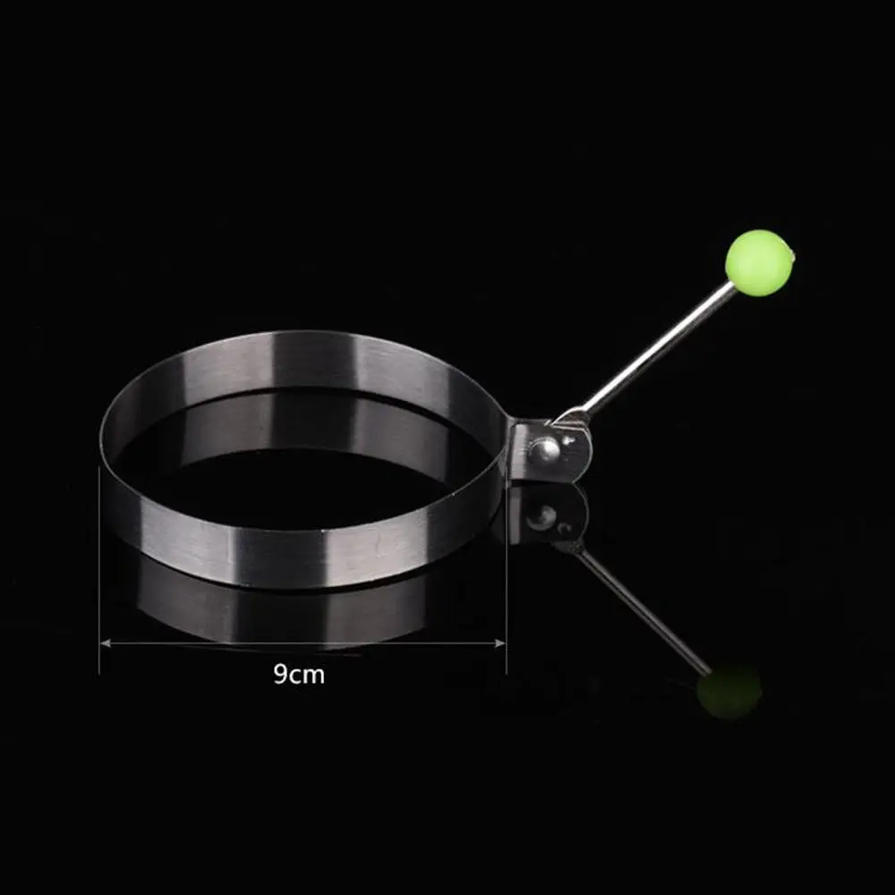 round shape Нержавеющая сталь, форма для жарки яиц в виде форма для печенья прессформы Кухня Пособия по кулинарии инструменты формы для обжаривание яиц инструменты омлетная форма Кухня инструмент - Цвет: round shape
