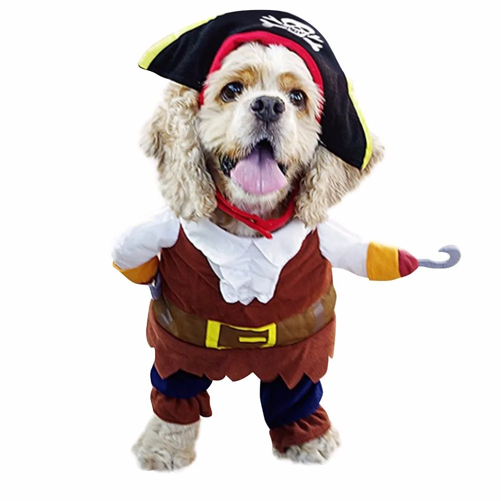 Забавная Одежда для собак, костюм для маленькой собачки, пиратский костюм, Corsair, одежда для собак, плюс шляпа, вечерние, 30 S1