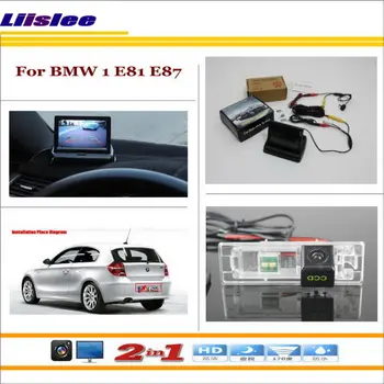 

Liislee For BMW 1 E81 E87 Car Reverse Backup Rear Camera + 4.3" TFT LCD Screen Monitor = 2 in 1 Rearview Parking System